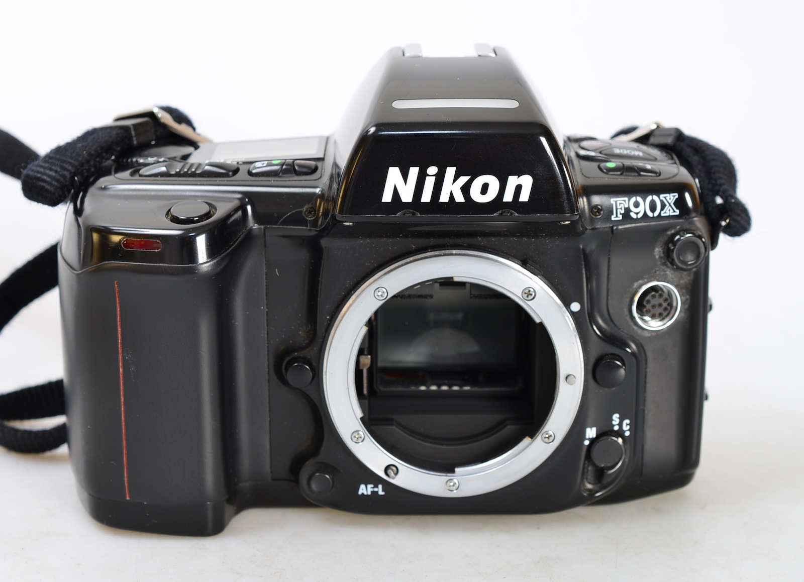 Nikon F90X Rückwand und Display Ansicht